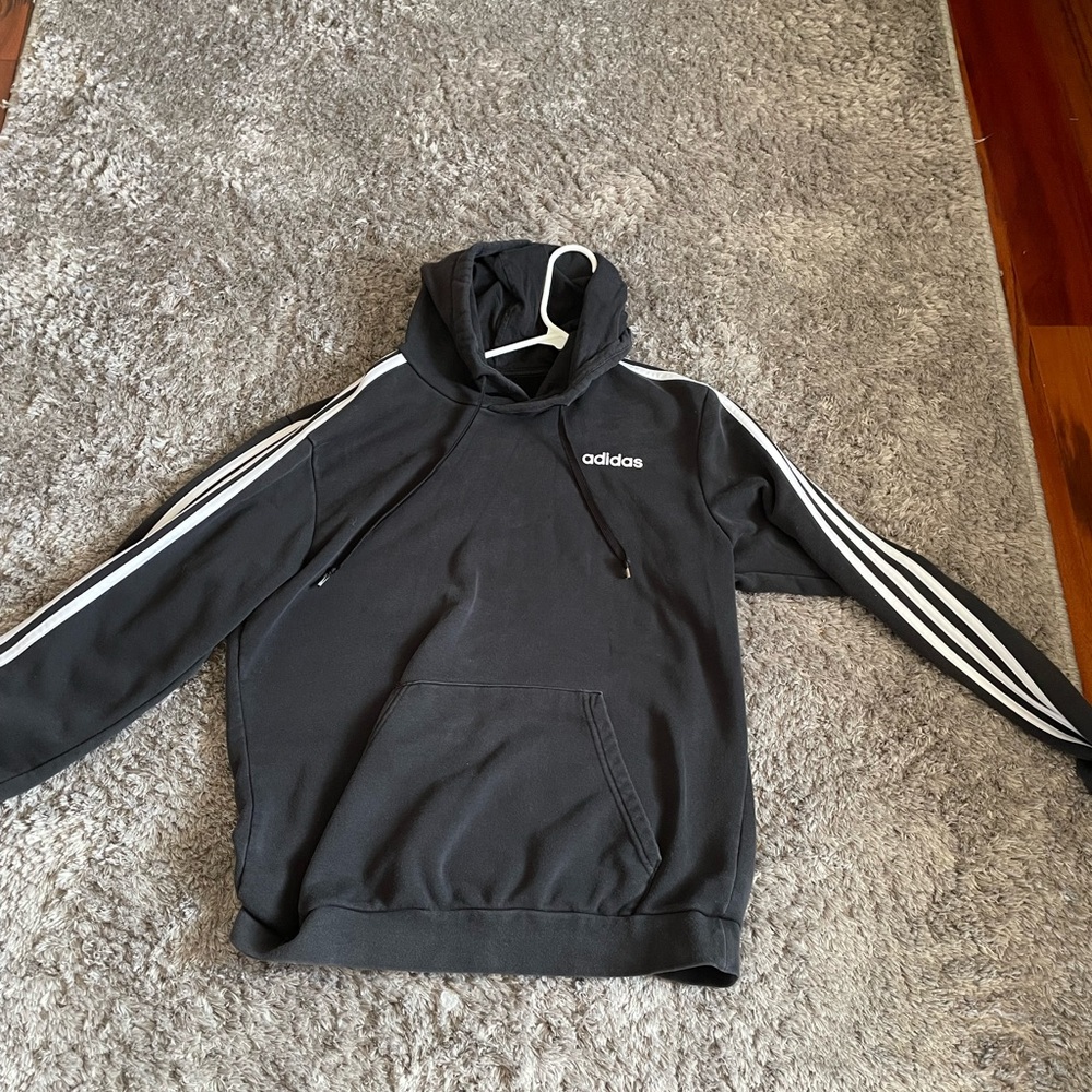 Adidas signature 3 stripe hoodie